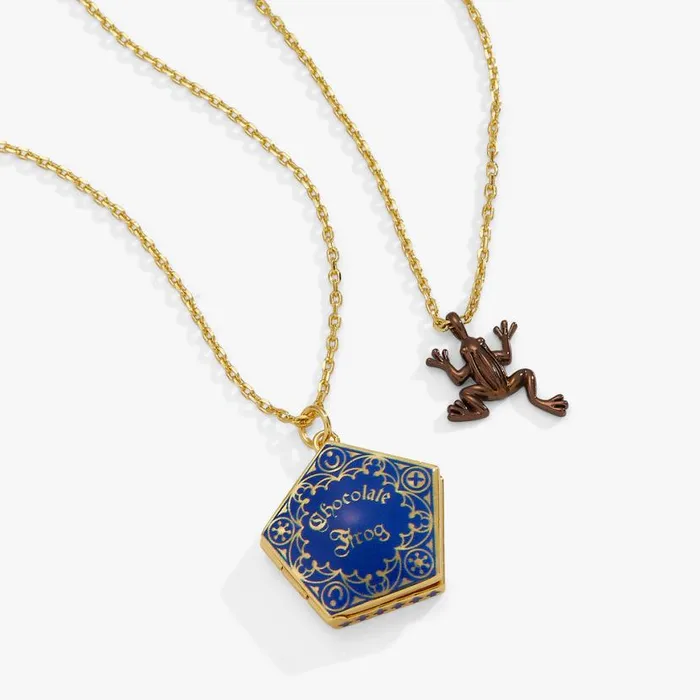 Harry Potter Chocolate Frog Necklace Set Two Tone Women Alex And Ani Animals