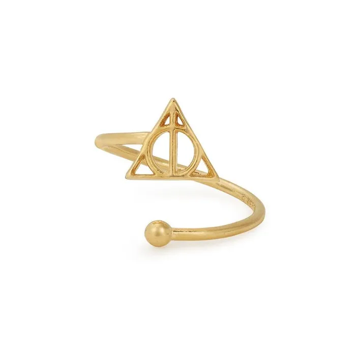 Harry Potter Deathly Hallows Ring Wrap Sterling Silver Women Alex And Ani Rings