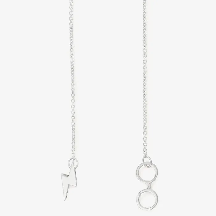 Harry Potter Glasses Charm Lariat Necklace Sterling Silver Women Alex And Ani Necklaces Harry Potter Glasses Charm Lariat Necklace Sterling Silver Women Alex And Ani Necklaces