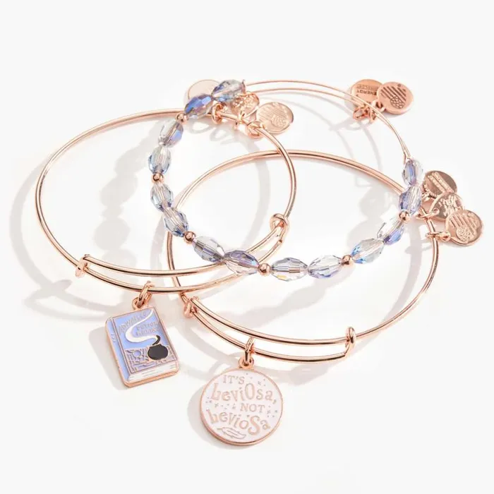 Harry Potter Hermione Bangle Bracelets Set Of 3 Shiny Rose Gold Women Alex And Ani Iconic Alex And Ani Harry Potter Hermione Bangle Bracelets Set Of 3 Shiny Rose Gold Women Alex And Ani Iconic Alex And Ani