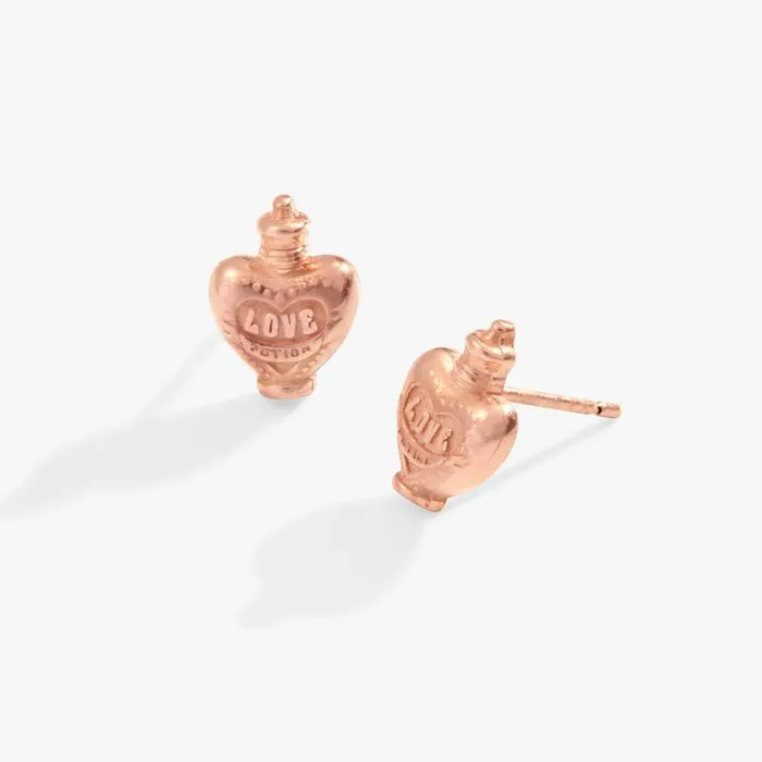 Harry Potter Love Potion Stud Earrings 14kt Rose Gold Over 925 Sterling Silver Women Alex And Ani Earrings Harry Potter Love Potion Stud Earrings 14kt Rose Gold Over 925 Sterling Silver Women Alex And Ani Earrings