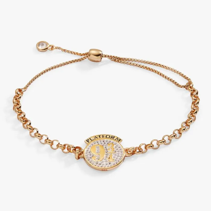 Harry Potter Platform 9 Bracelet 14kt Gold Over Sterling Silver Women Alex And Ani Fine Jewelry Harry Potter Platform 9 Bracelet 14kt Gold Over Sterling Silver Women Alex And Ani Fine Jewelry