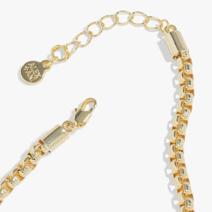 Heart And Crystal Chain Bracelet Gold Women Alex And Ani Thank You