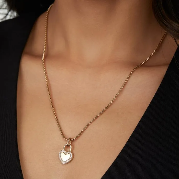Heart Lock 039Follow Your Dreams039 Necklace Gold Women Alex And Ani Necklaces
