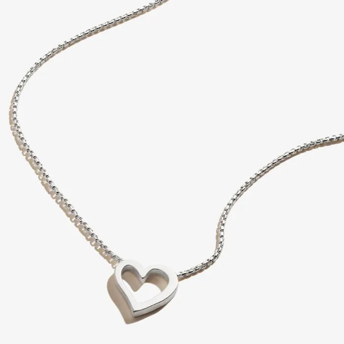 Heart Necklace Sterling Silver Women Alex And Ani Sympathy In Memory