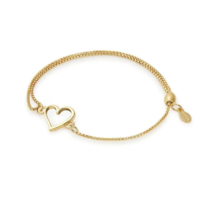 Heart Pull Chain Bracelet 14kt Gold Over Sterling Silver Women Alex And Ani Bracelets Heart Pull Chain Bracelet 14kt Gold Over Sterling Silver Women Alex And Ani Bracelets