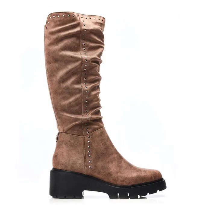 Heeled And Wedge Boots Women Moda In Pelle Halsey Khaki Protauras