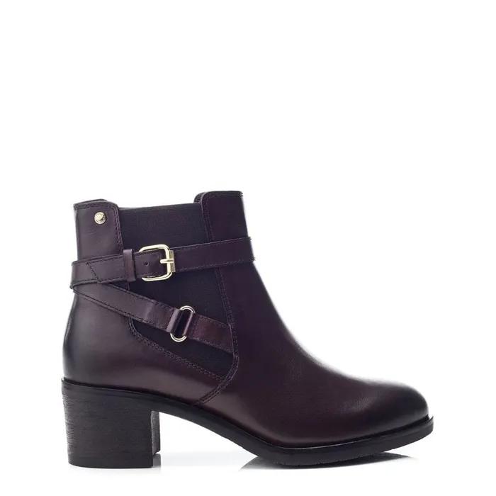 Heeled And Wedge Boots Women Moda In Pelle Libres Dark Brown Leather