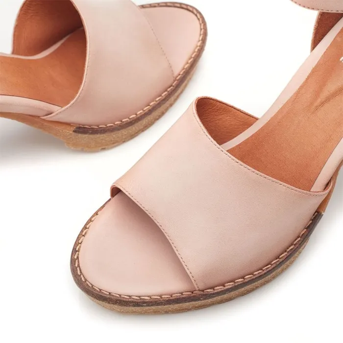 Heeled Sandals Women Moda In Pelle Margie Cameo Leather