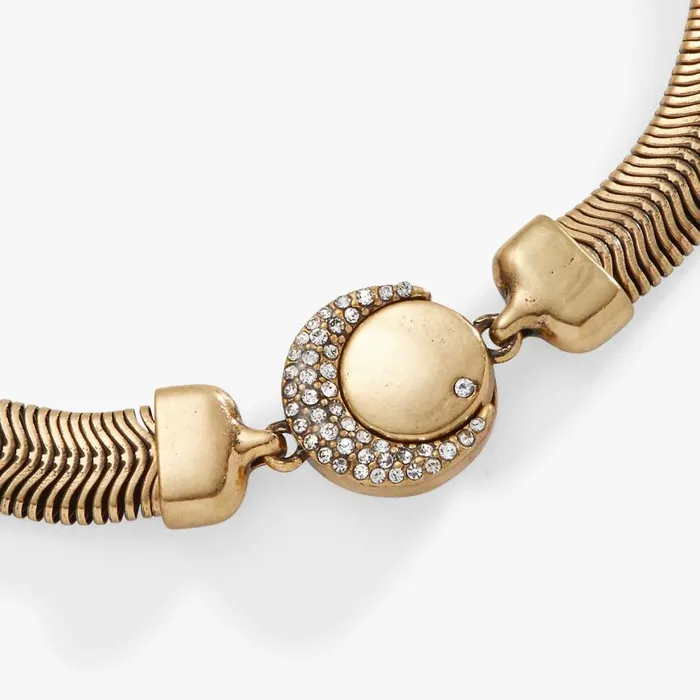 Herringbone Chain Statement Bracelet 85034 Women Alex And Ani Balance Harmony