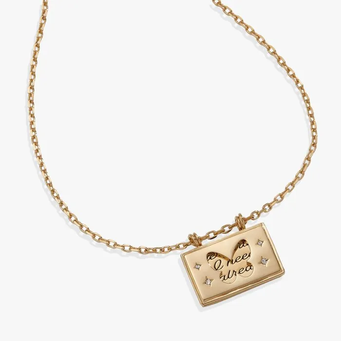 Hidden Message Butterfly Affirmation Necklace Gold Women Alex And Ani Necklaces