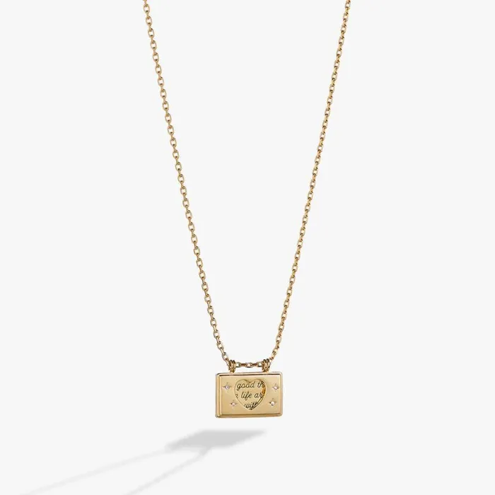 Hidden Message Heart Affirmation Necklace Gold Women Alex And Ani Love