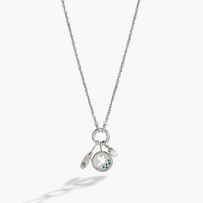 Hope Trio Interchangeable Charm Necklace Stainless Steel Silver Women Alex And Ani Easter Hope Trio Interchangeable Charm Necklace Stainless Steel Silver Women Alex And Ani Easter