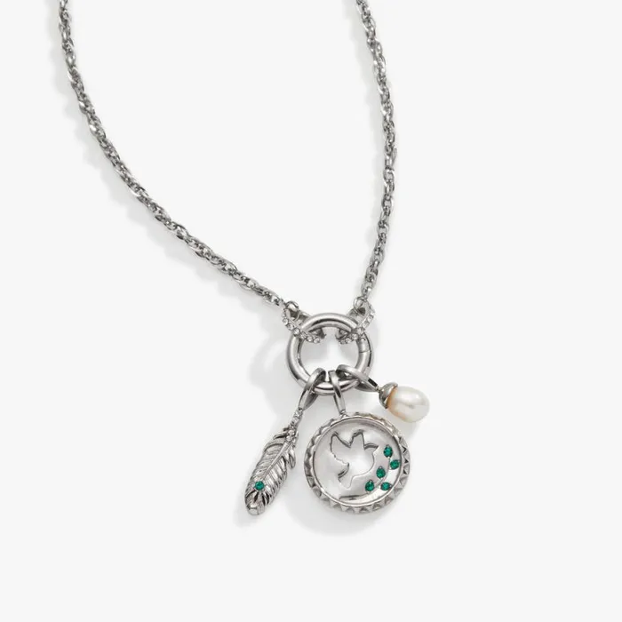 Hope Trio Interchangeable Charm Necklace Stainless Steel Silver Women Alex And Ani Necklaces Hope Trio Interchangeable Charm Necklace Stainless Steel Silver Women Alex And Ani Necklaces