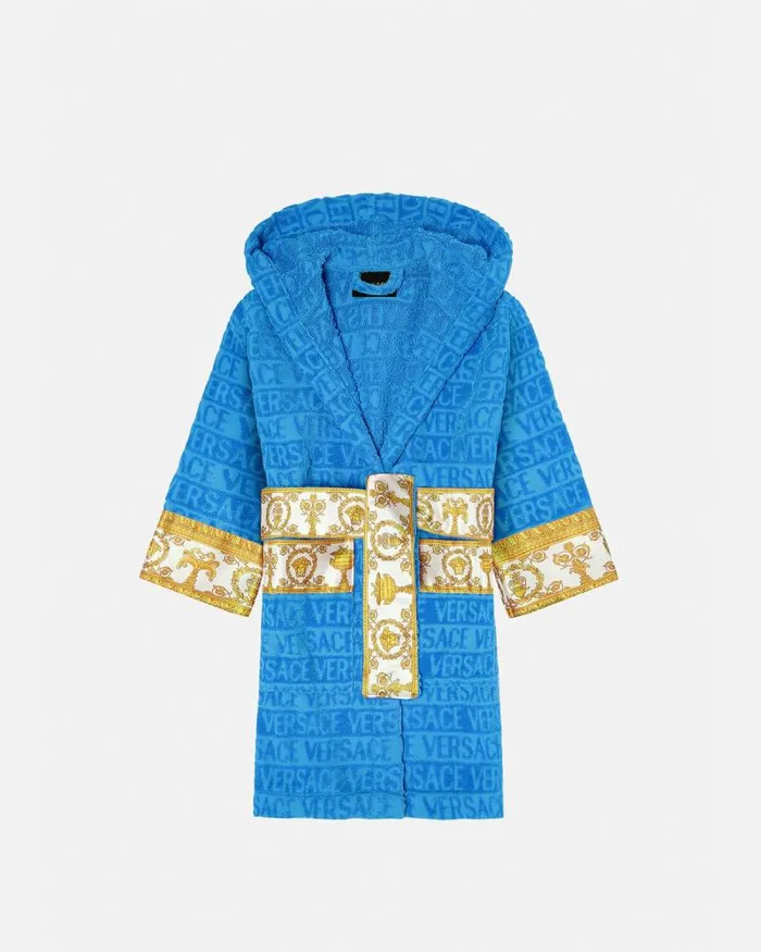 I Baroque Kids Bathrobe Light Blue Home and LifestyleChildren Versace Bathrobes