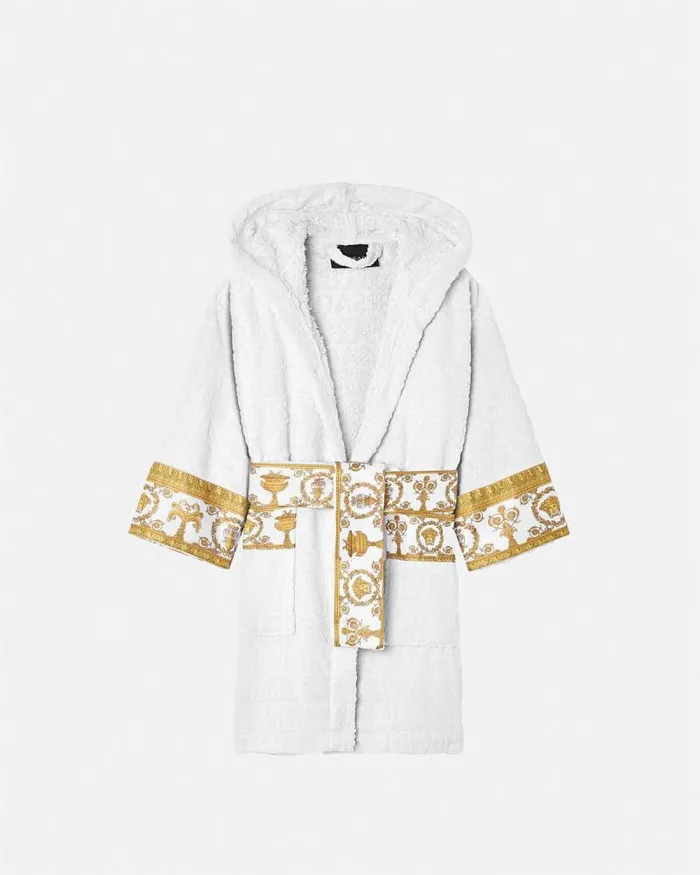 I Baroque Kids Bathrobe White Home and LifestyleChildren Versace Bathrobes