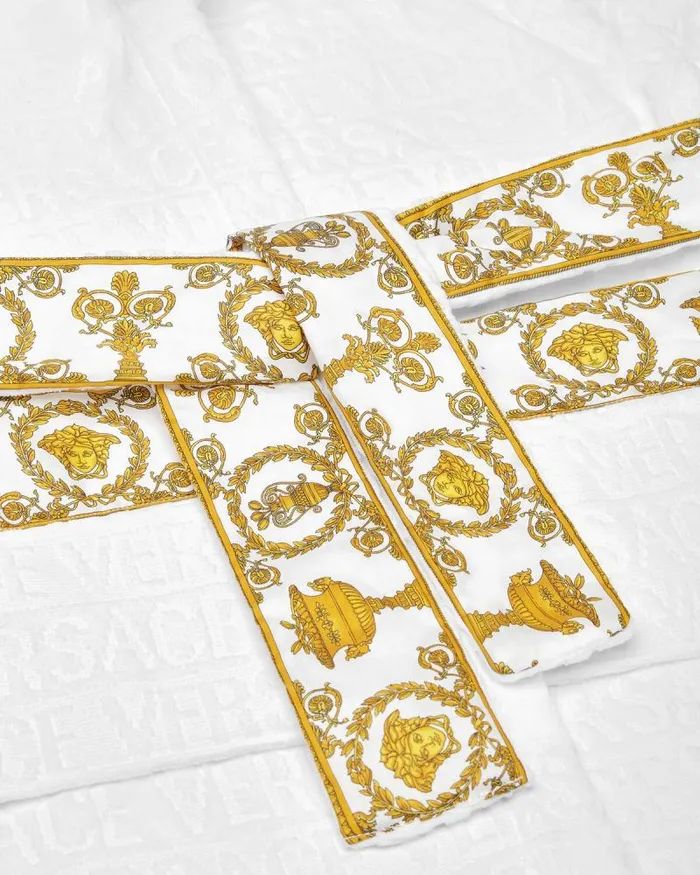 I Baroque Kids Bathrobe White Home and LifestyleChildren Versace Bathrobes