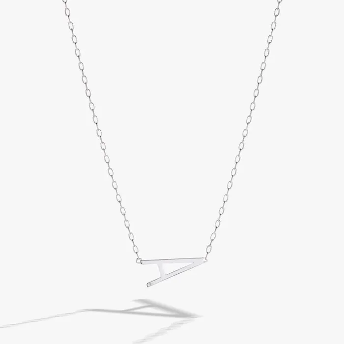 Initial A Precious Elongated Necklace Sterling Silver Women Alex And Ani Fine Jewelry Initial A Precious Elongated Necklace Sterling Silver Women Alex And Ani Fine Jewelry