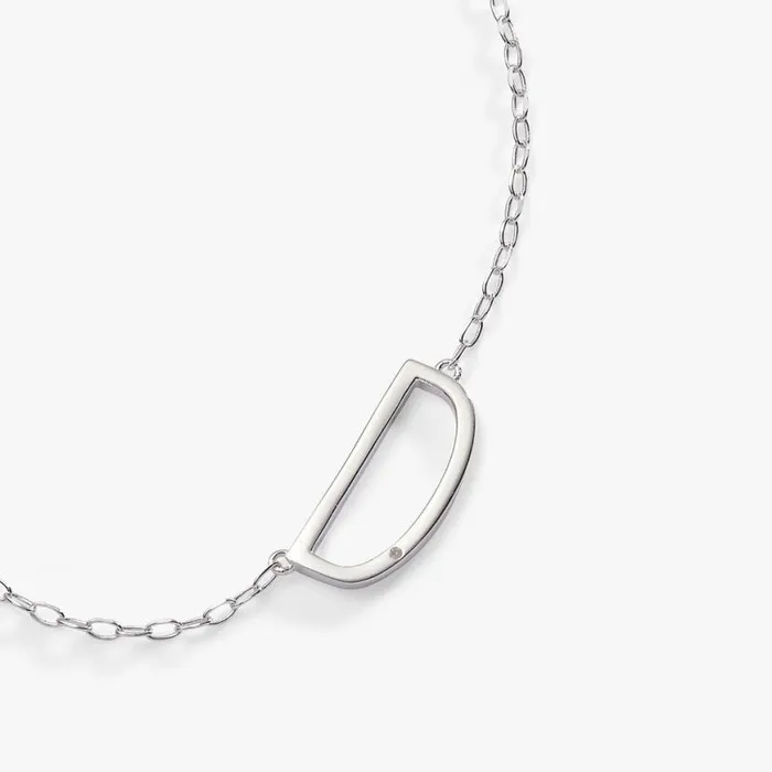 Initial D Precious Elongated Necklace Sterling Silver Women Alex And Ani Necklaces Initial D Precious Elongated Necklace Sterling Silver Women Alex And Ani Necklaces
