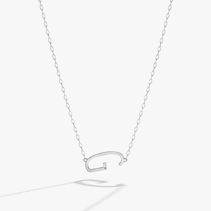 Initial G Precious Elongated Necklace Sterling Silver Women Alex And Ani Fine Jewelry Initial G Precious Elongated Necklace Sterling Silver Women Alex And Ani Fine Jewelry
