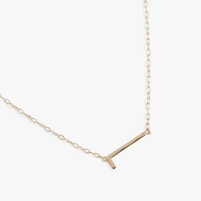 Initial L Precious Elongated Necklace 14kt Gold Over 925 Sterling Silver Women Alex And Ani Fine Jewelry
