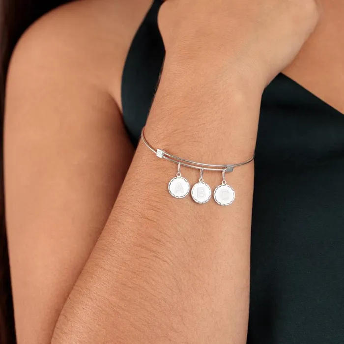 Initial R Charm Sterling Silver Women Alex And Ani Fine Jewelry
