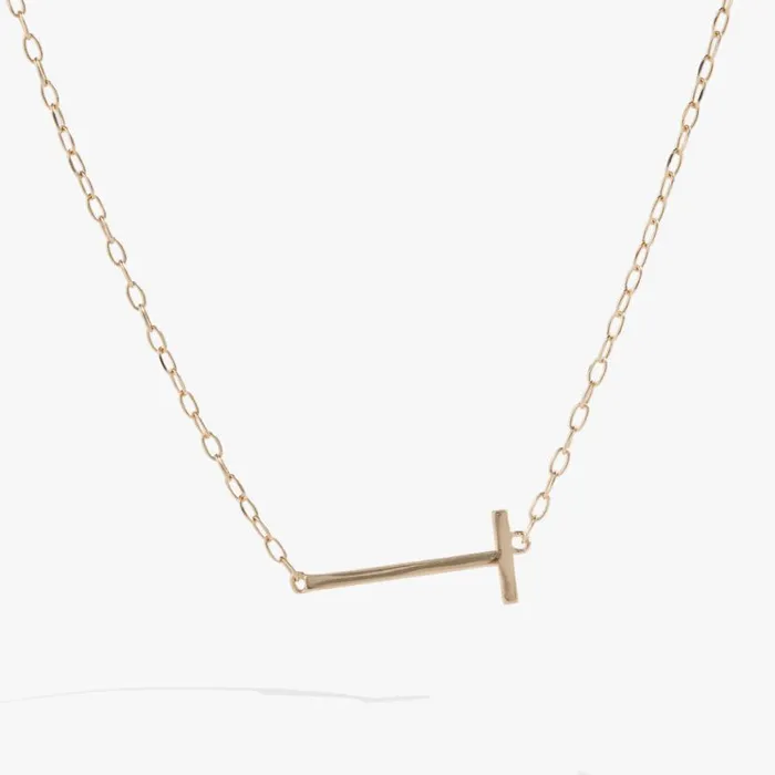 Initial T Precious Elongated Necklace 14kt Gold Over 925 Sterling Silver Women Alex And Ani Fine Jewelry Initial T Precious Elongated Necklace 14kt Gold Over 925 Sterling Silver Women Alex And Ani Fine Jewelry