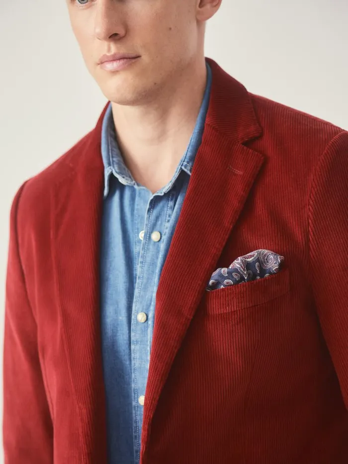 Jackets and Outerwear Men JMcLaughlin Suffolk Corduroy Sport Coat Berry Jackets and Outerwear Men JMcLaughlin Suffolk Corduroy Sport Coat Berry