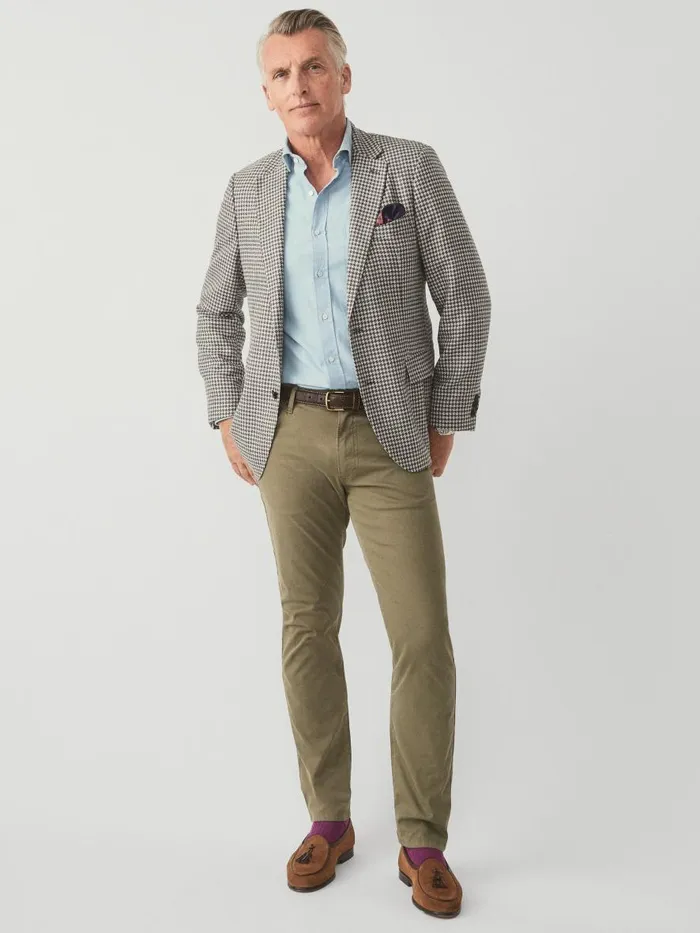 Jackets and Outerwear Men JMcLaughlin Suffolk Wool and Silk Sport Coat In Houndstooth Whitegrey Jackets and Outerwear Men JMcLaughlin Suffolk Wool and Silk Sport Coat In Houndstooth Whitegrey