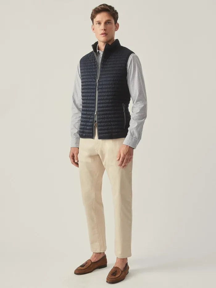 Jackets and Outerwear Men JMcLaughlin Traveler Quilted Vest Navy Jackets and Outerwear Men JMcLaughlin Traveler Quilted Vest Navy
