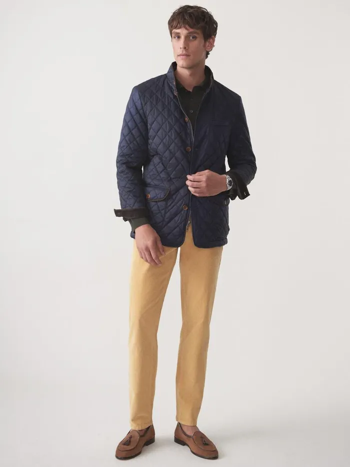 Jackets and Outerwear Men JMcLaughlin Upland Quilted Jacket Navy Jackets and Outerwear Men JMcLaughlin Upland Quilted Jacket Navy