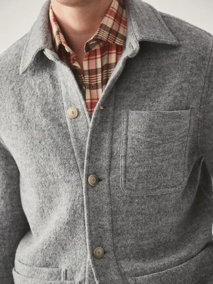 Jackets and Outerwear Men JMcLaughlin Weekender Jacket Light Gray Jackets and Outerwear Men JMcLaughlin Weekender Jacket Light Gray