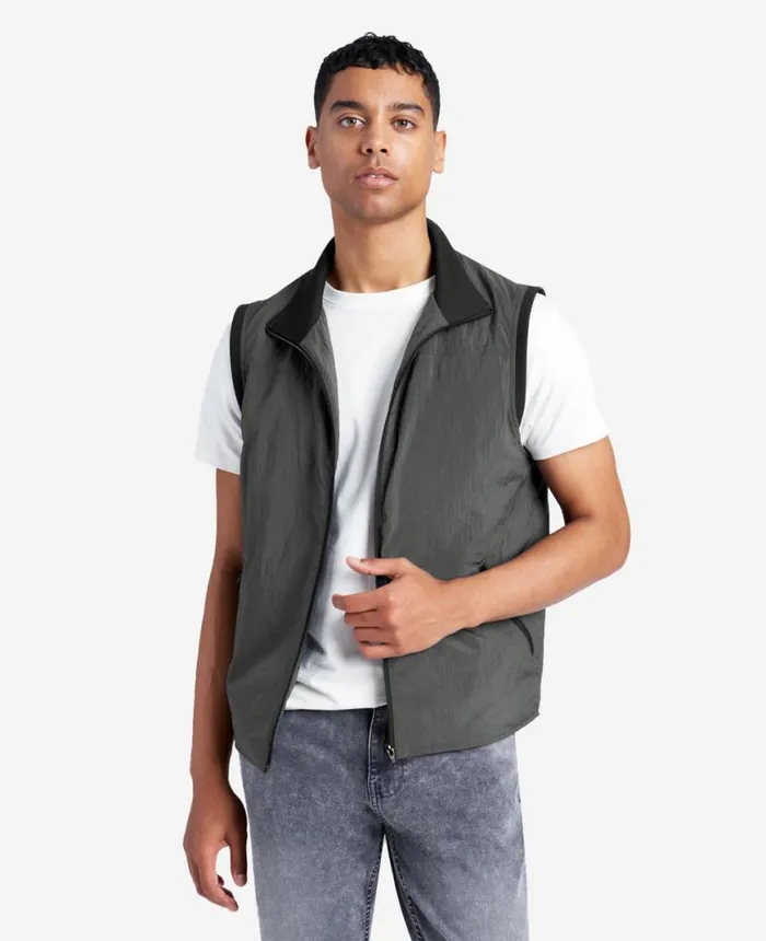 Jackets and Outerwear Men Kenneth Cole Lightweight WaterResistant Vest Charcoal Jackets and Outerwear Men Kenneth Cole Lightweight WaterResistant Vest Charcoal