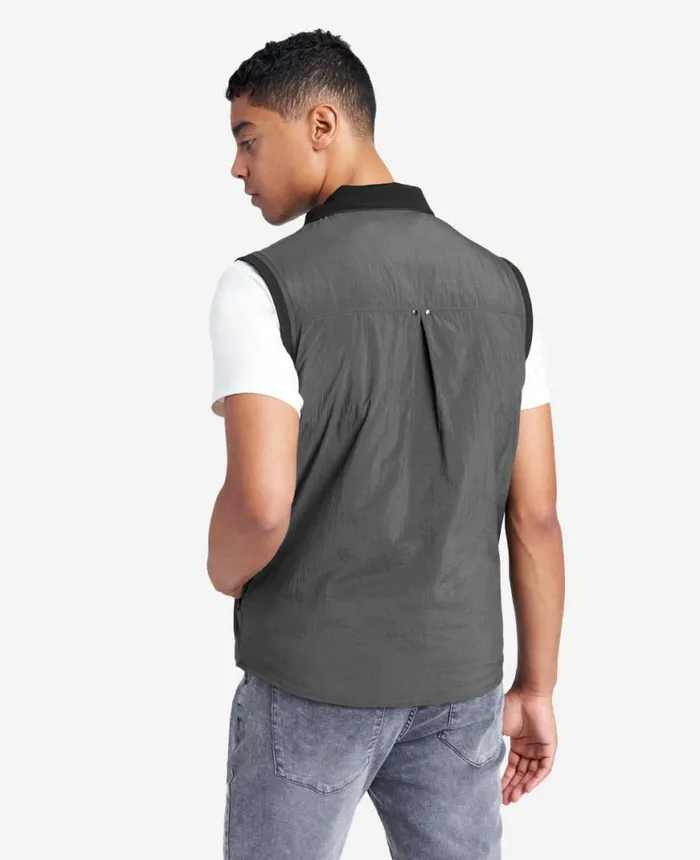 Jackets and Outerwear Men Kenneth Cole Lightweight WaterResistant Vest Charcoal Jackets and Outerwear Men Kenneth Cole Lightweight WaterResistant Vest Charcoal