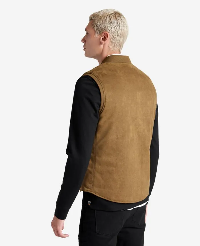 Jackets and Outerwear Men Kenneth Cole Quilted Faux Suede Reversible Vest Khaki Black Jackets and Outerwear Men Kenneth Cole Quilted Faux Suede Reversible Vest Khaki Black