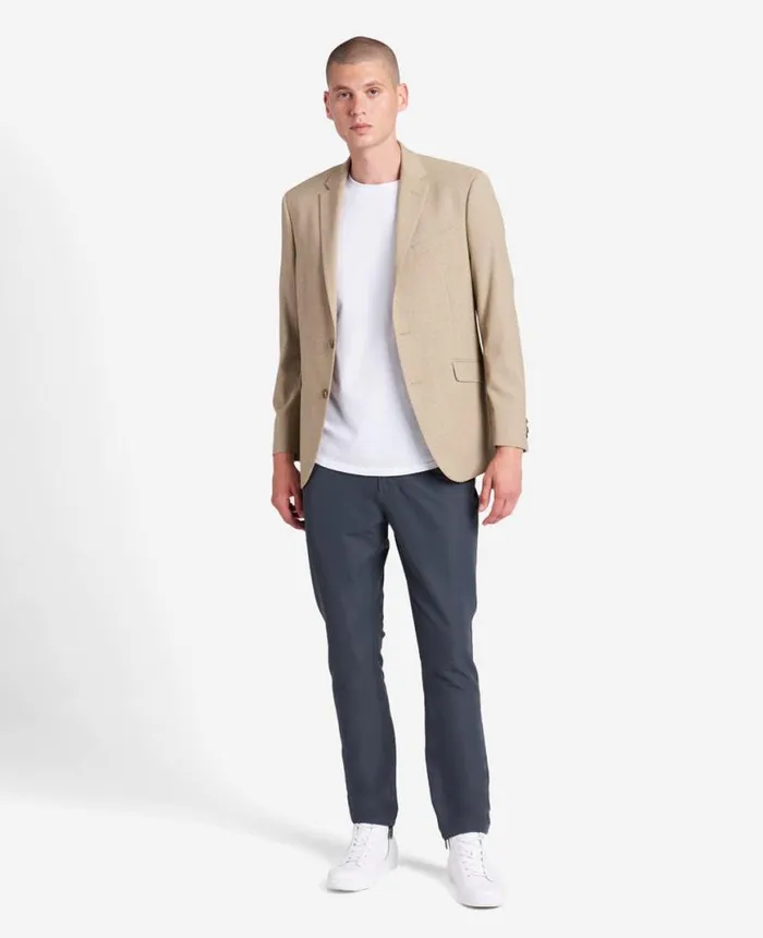 Jackets and Outerwear Men Kenneth Cole SlimFit Tan Mini Check Stretch TECHNICOLE Sport Coat Tan Jackets and Outerwear Men Kenneth Cole SlimFit Tan Mini Check Stretch TECHNICOLE Sport Coat Tan