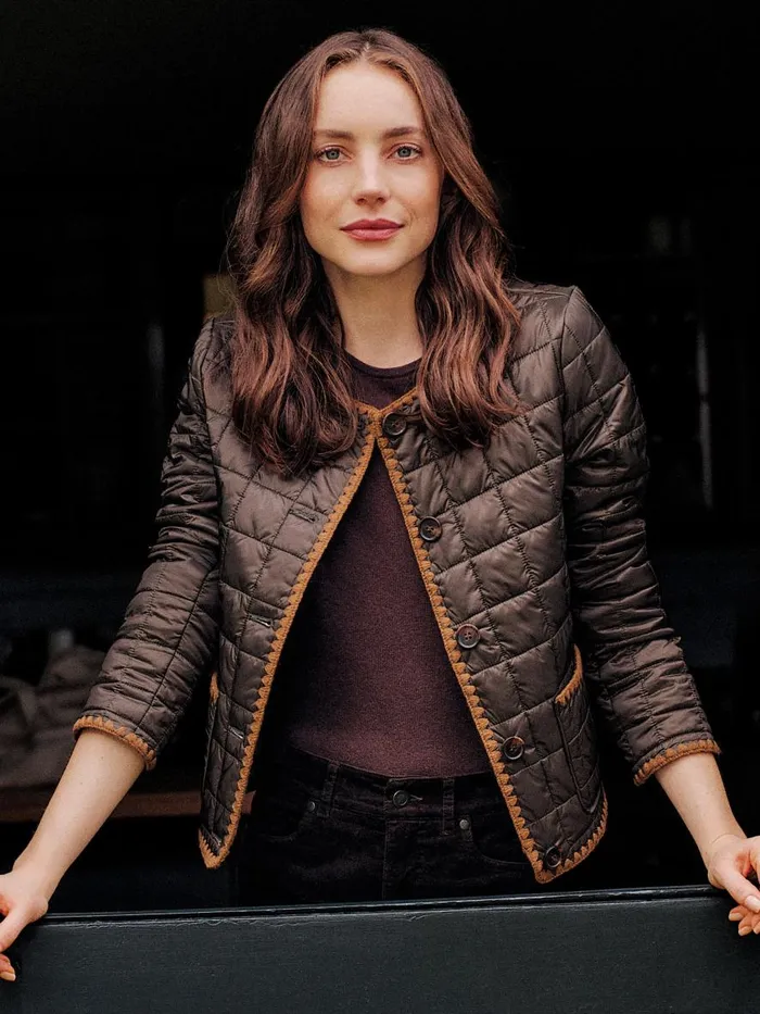 Jackets and Outerwear Women JMcLaughlin Danica Puffer Jacket Dark Olive