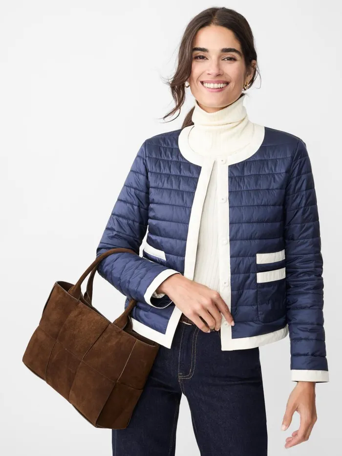 Jackets and Outerwear Women JMcLaughlin Eva Puffer Jacket Dark Navy