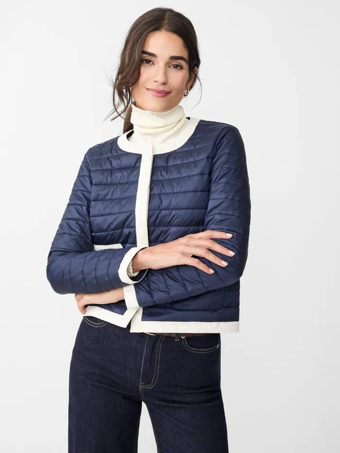 Jackets and Outerwear Women JMcLaughlin Eva Puffer Jacket Dark Navy