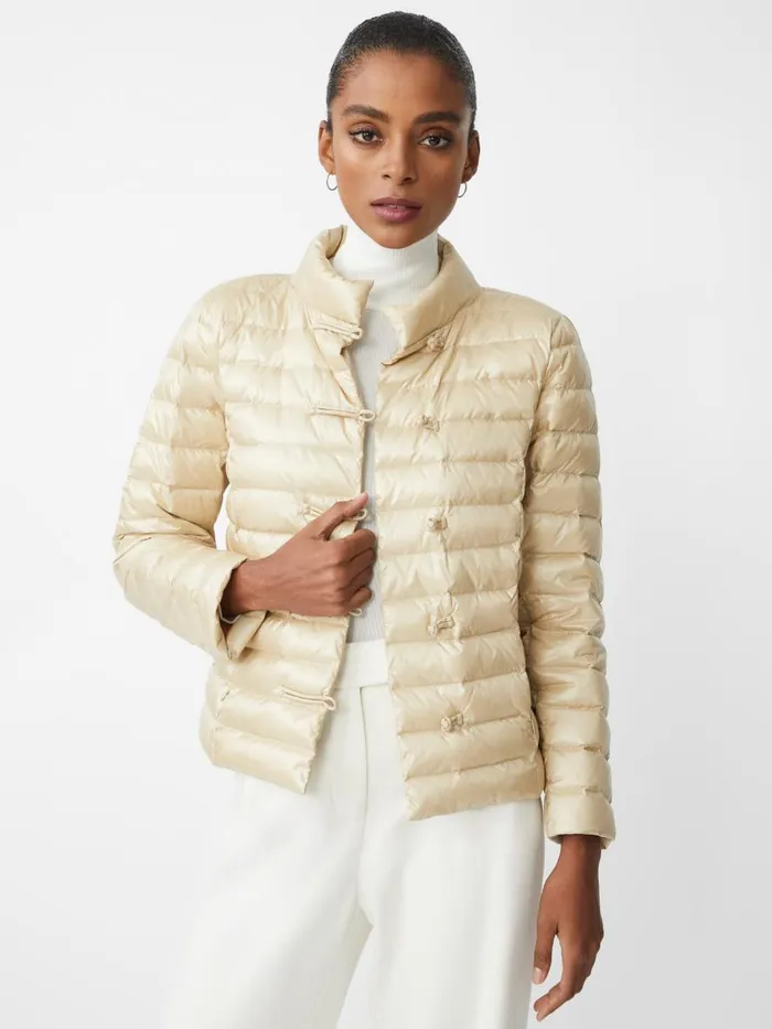 Jackets and Outerwear Women JMcLaughlin Hayes Puffer Jacket Champagne Jackets and Outerwear Women JMcLaughlin Hayes Puffer Jacket Champagne