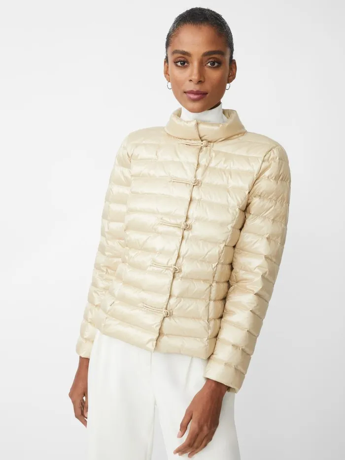 Jackets and Outerwear Women JMcLaughlin Hayes Puffer Jacket Champagne Jackets and Outerwear Women JMcLaughlin Hayes Puffer Jacket Champagne