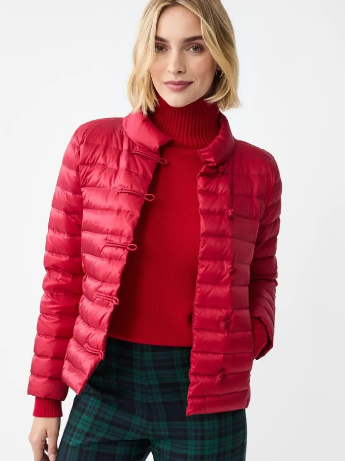 Jackets and Outerwear Women JMcLaughlin Hayes Puffer Jacket Fete Red