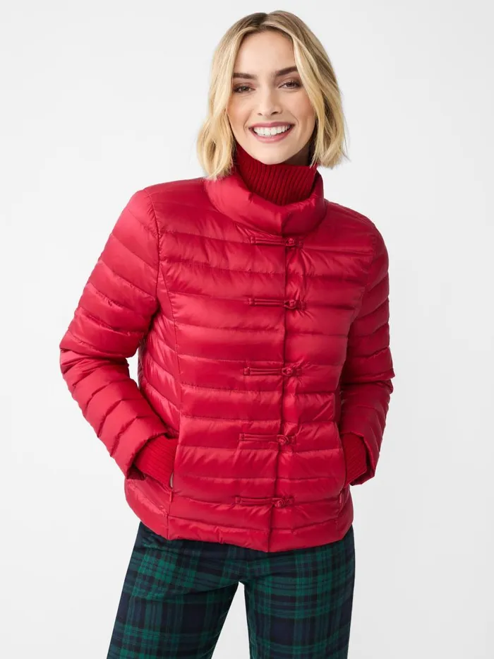 Jackets and Outerwear Women JMcLaughlin Hayes Puffer Jacket Fete Red Jackets and Outerwear Women JMcLaughlin Hayes Puffer Jacket Fete Red