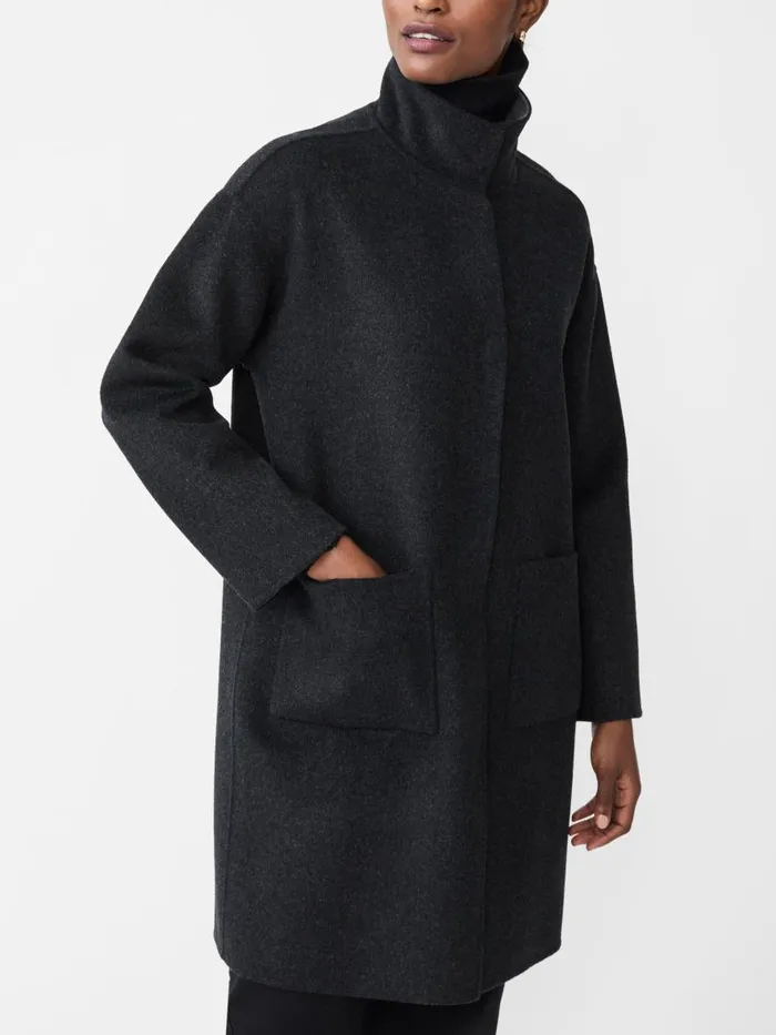 Jackets and Outerwear Women JMcLaughlin Lyons Reversible Wool Coat Dark Charcoalgray Jackets and Outerwear Women JMcLaughlin Lyons Reversible Wool Coat Dark Charcoalgray