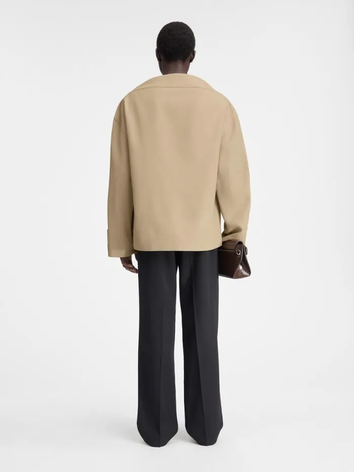 JACQUEMUS The Ameno Top Beige Men Shirts