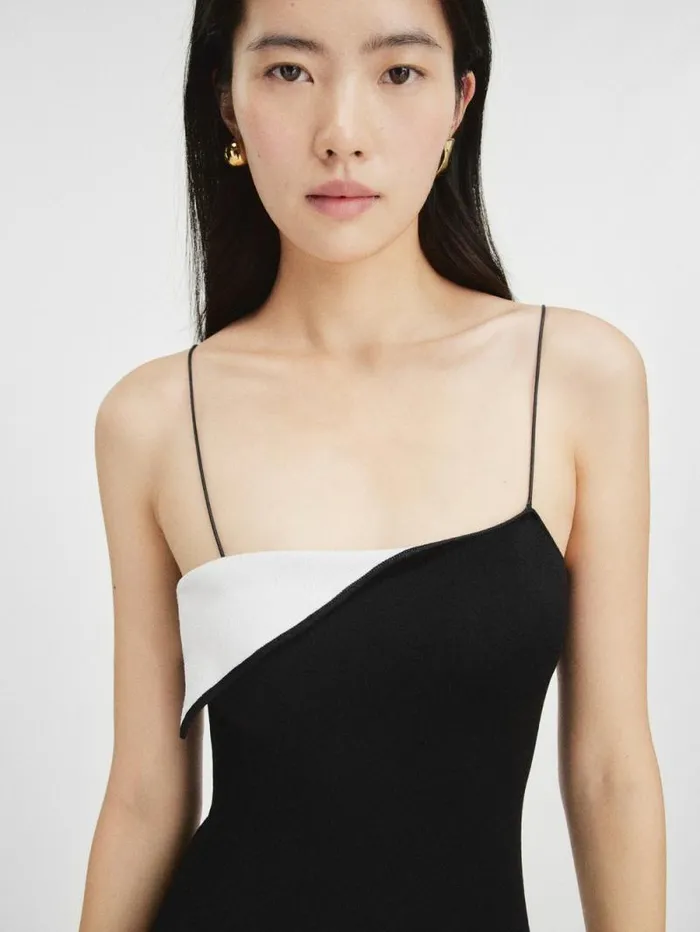 JACQUEMUS The Aro Mini Dress Black Women Dresses and Skirts JACQUEMUS The Aro Mini Dress Black Women Dresses and Skirts