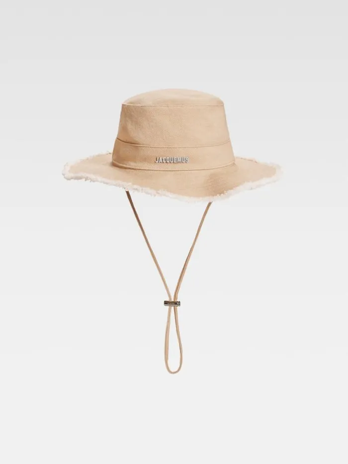 JACQUEMUS The Artichaut Bucket Hat Beige WomenMen Hats