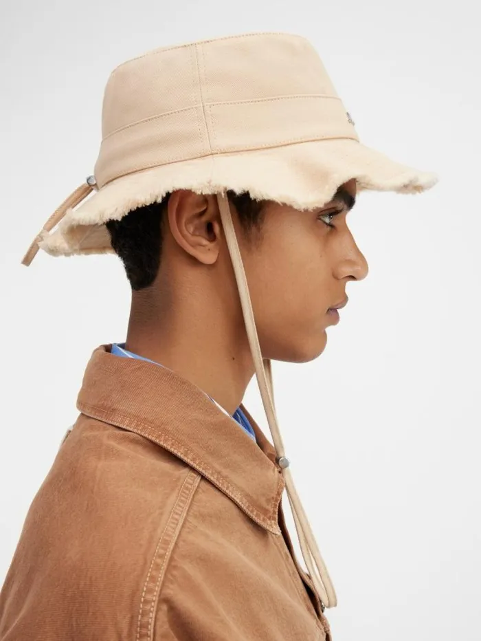 JACQUEMUS The Artichaut Bucket Hat Beige WomenMen Hats JACQUEMUS The Artichaut Bucket Hat Beige WomenMen Hats