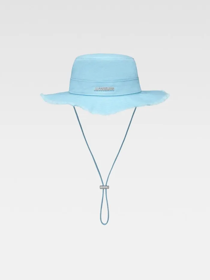 JACQUEMUS The Artichaut Bucket Hat Blue Women Hats