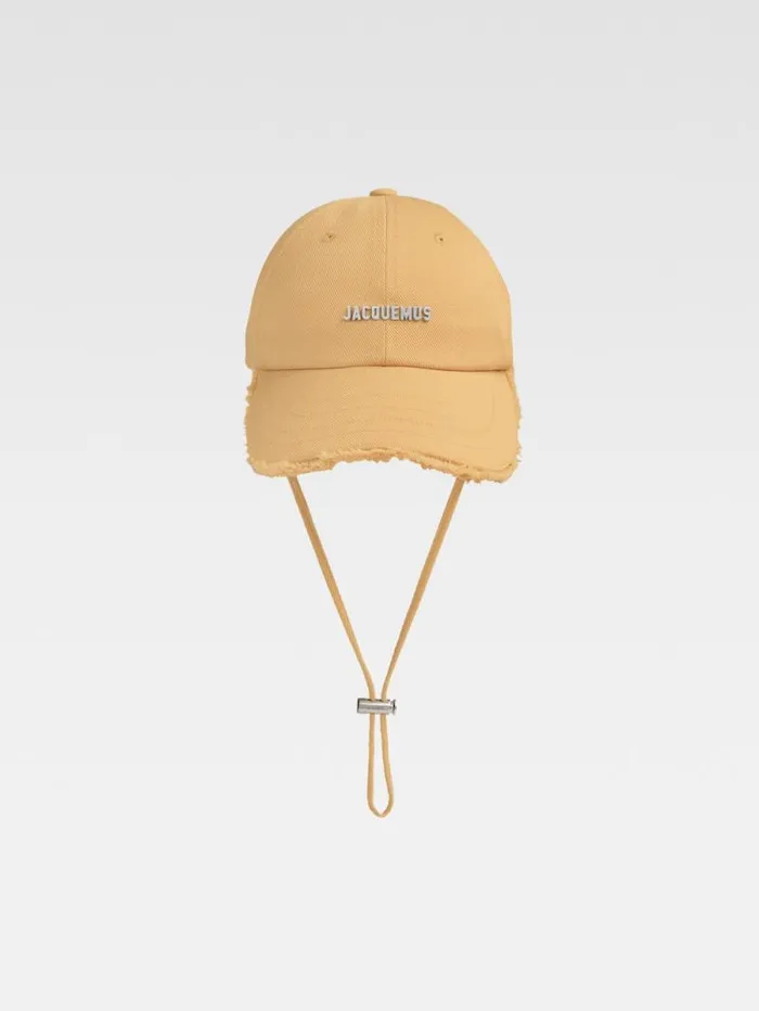 JACQUEMUS The Artichaut Cap Beige WomenMen Hats